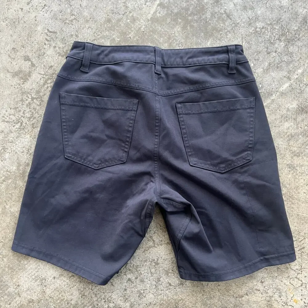 BYLT Premium Basics Everyday Short 8" Navy Blue 30 - Picture 2 of 13